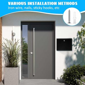 กล่องจดหมาย/กล่องเหล็กอ่อนเคลือบผงพร้อมตัวล็อคเหมาะสำหรับที่อยู่อาศัยและคุณสมบัติเชิงพาณิชย์ - Product Image 5