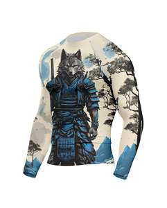 Camisetas de Protección Solar al por Mayor, Camiseta de Surf Estampada Unisex, Logotipo Personalizado, Protección UV, Ropa Deportiva de Manga Corta para Gimnasio - Product Image 1