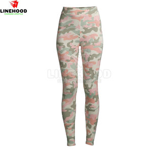 กางเกงเลกกิ้งสำหรับเล่นโยคะของผู้หญิงกางเกงเอวกลางเอวยางยืดดีไซน์ไม่เหมือนใครมีลาย - Product Image 5