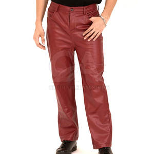 Pantalones de Cuero para Hombre para Uso en Exteriores, Pantalones de Cuero Más Vendidos, Pantalones de Cuero de Nuevo Estilo, Pantalones de Cuero para Hombre con Diseño Personalizado - Product Image 1