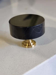 <b>Black</b> High <b>Polished</b> Stone Marble Door Knobs with Custom Color Shape Size-Made in India - Product Image 5