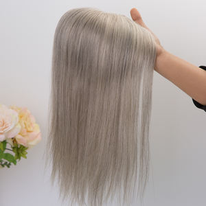 ท็อปเปอร์ผมคนยุโรปแบบโมโนสำหรับผมบางสีผมลูกแพร์สองชั้น - Product Image 4