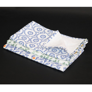 Serviette de cuisine imprimée florale Ensemble de serviettes de cuisine douces pour cadeau Serviette de cuisine écologique au prix le plus bas - Product Image 4