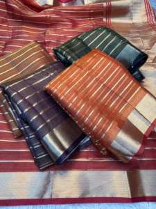 New Designer Women's Adult Pure Soft <b>Organza</b> Tissue <b>Silk</b> Saree Perfect Party Wear Fancy Saree From Surat India - Product Image 3