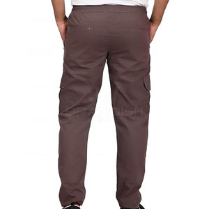 กางเกงคาร์โก้ผู้ชายสีทึบ - Product Image 4