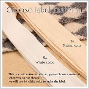 ป้ายผ้าออร์แกนิคแบบสั่งทำเทคนิคการทอผ้าพร้อมข้อความหรือโลโก้ส่วนตัวสำหรับป้ายเสื้อผ้าเสื้อยืด - Product Image 6