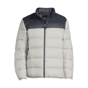 <b>Puffer</b> Windproof Custom High Quality Men's Winter <b>Puffer</b> <b>Jacket</b> Casual Zipper Solid <b>Waterproof</b> <b>Hooded</b> Coated Outdoor <b>Jacket</b> - Product Image 1