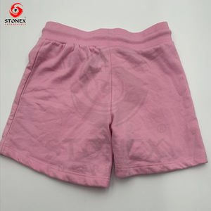 กางเกงกีฬาขาสั้นสำหรับผู้หญิงกางเกงยิมนาสติกขาสั้นผ้าตาข่ายแห้งเร็วพิมพ์ลายตัวอักษรคลาสสิก - Product Image 4