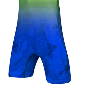 ชุดซิงเกิลต์สำหรับนักมวยปล้ำคุณภาพดี พิมพ์ลายแบบซับลิเมชั่น ออกแบบโลโก้ได้ตามต้องการ ชุดกีฬาสำหรับฝึกศิลปะการต่อสู้ ชุดซิงเกิลต์สำหรับนักมวยปล้ำผู้ใหญ่ - Product Image 3