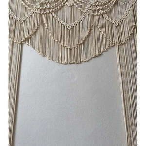 Handmade <b>Macrame</b> Wedding Backdrop Large <b>Curtain</b> Ceremony Arch Wall Decorations for Weddings - Product Image 3