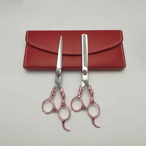 Professional 6.5 Inch Stainless Steel <b>Barber</b> Scissors <b>Set</b> with Dragon Handle Sharp Blade Tip for Hair Dressing - Product Image 5