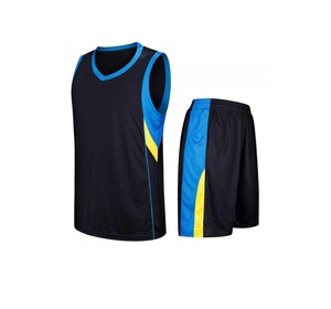 Camiseta de baloncesto al por mayor para hombre de alta calidad OEM logotipo impreso uniformes deportivos para todas las estaciones - Product Image 1