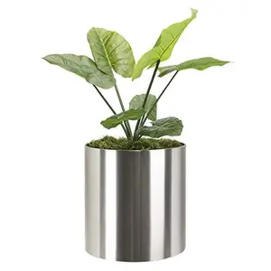 Outdoor Customized Home Stainless Steel Flower Plant for Garden Metal Flower Pot Planter for Home Decoration