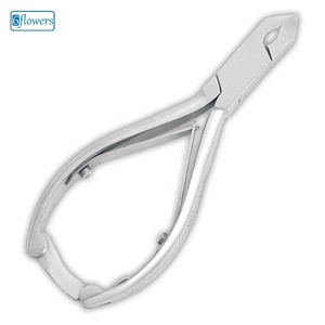 Professional Stainless Steel Cuticle Nipper Manual <b>Nail</b> <b>Tool</b> with Flower Pattern for DIY Use - Product Image 1