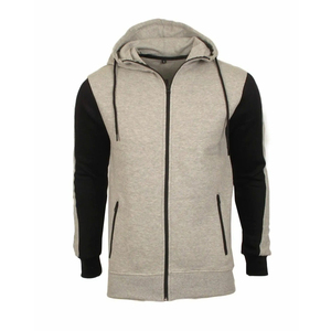 Custom Logo Winter Hooded Vintage 100% Cotton Tracksuits Men Sport 2 Piece Set Zip up Quick Dry Windbreaker - Product Image 2