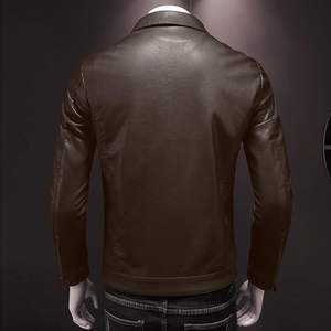 Chaquetas Bomber de Cuero Rosa para Hombre, Estilo Nuevo, Otoño, con Capucha, Logotipo Frontal, Chaquetas Universitarias, Revestimiento Resistente, Personalizables al por Mayor - Product Image 3