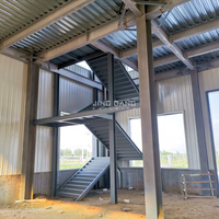 Entrepôt de stockage en structure acier QDJGBUILD en gros avec garantie de plus de 5 ans pour usage agricole et atelier