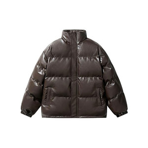 เสื้อแจ็คเก็ตพัฟเฟอร์สำหรับผู้หญิงบุด้วยผ้าฝ้ายสำหรับฤดูหนาว คอตั้ง ปิดด้วยซิป ดีไซน์ระบายอากาศได้ พับเก็บได้ มีกระเป๋าหลายช่อง ไซส์ใหญ่พิเศษ อุ่นสบาย - Product Image 1