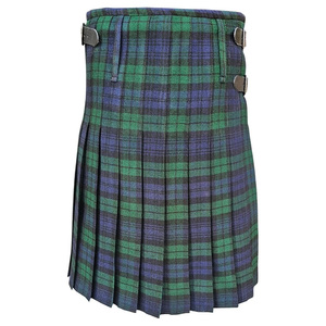 Haute qualité 13oz hommes écossais Tartan Kilt Style Unique Highland uniforme décontracté pour hommes en gros - Product Image 3