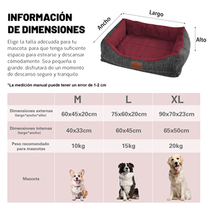 Set di letti per cani lavabili in lavatrice, tessuto per divano in lino spesso con funzione antiscivolo e traspirante disponibile per gli animali domestici - Product Image 5