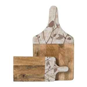 Tabla de Cortar de Madera de Mango con Diseño Impreso, Tabla de Queso de Madera y Resina, Tabla para Servir Queso, Hecha a Mano, Apta para Lavavajillas - Product Image 6