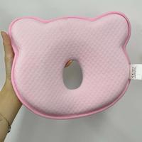 Meilleure vente ours motif bébé oreiller mousse à mémoire nouveau-né bébé oreillers multifonctionnel livraison directe