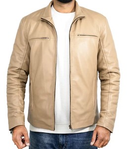 2025 nouveaux hommes classique motard veste en cuir de haute qualité décontracté à manches longues manteau pour l'hiver printemps et automne mode - Product Image 1