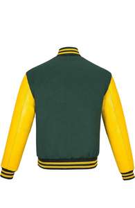 Veste Safari Vintage Automne pour Homme, Col Montant à Fermeture Éclair, Broderie, Imperméable, Standard - Product Image 3