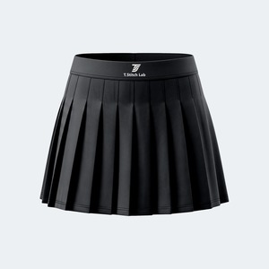 Nouvelle arrivée, jupe courte respirante et légère pour femmes, couleurs unies, logo personnalisé, jupe à porter toute l'année, taille élastique - Product Image 2