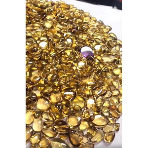 550 piezas de cerveza natural cuarzo 19mm a 37mm tamaño libre cabujón ovalado 4425 Cts lote Iroc ventas cuarzo piedras preciosas sueltas pera cabina - Product Image 1