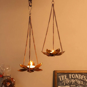 Hanging Tea <b>Light</b> Holder for Your Home Soothing <b>Light</b> Hanging Tea <b>Light</b> Holder to Elevate Your <b>Space</b> - Product Image 1