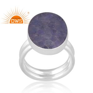 แหวนพลอยแทนซาไนต์925เงินธรรมชาติดีไซน์ล่าสุดสำหรับผู้หญิงเครื่องประดับตามสั่งของขวัญสำหรับผู้หญิง - Product Image 1