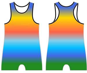 Men's Wrestling <b>Singlets</b> Polyester Spandex Material Customizable Color & Logo Gym Training Power <b>Weightlifting</b> Clothing - Product Image 4
