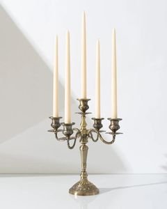 Candélabre/porte-bougie décoratif en laiton pour table à manger, dessus de table - Product Image 2