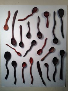 เครื่องใช้บนโต๊ะอาหารสไตล์สัตว์ดั้งเดิมช้อนเขาควายขัดมันดีไซน์เป็นเอกลักษณ์สำหรับตกแต่งโต๊ะในร้านอาหาร - Product Image 2