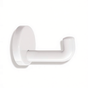 HEWI Pure White Single Projection 100mm Polyamide 99 <b>Wall</b> Hook 70mm - Product Image 3