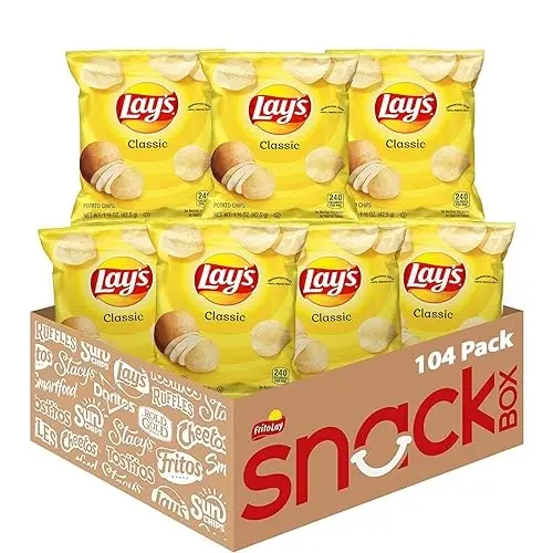 Lay 'S Chips Natuurlijke Doos 20 Stuks X 40 Gram