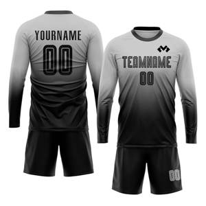 Camiseta de fútbol personalizada por sublimación de alta calidad, camiseta de fútbol de secado rápido con número personalizado, nombre del equipo para ropa de jugadores de fútbol - Product Image 4