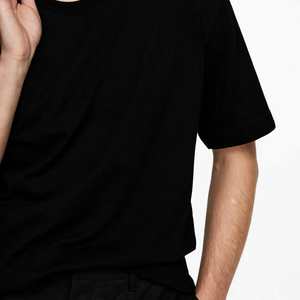 T-shirt décontracté pour hommes du meilleur fabricant 100% coton avec impression numérique Service OEM Conception d'épaule déroulante - Product Image 6