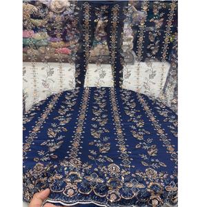 Tela de Red Bordada Ligera de Lujo para la Confección de Vestidos de Novia y de Noche Disponible a Precios Razonables - Product Image 1