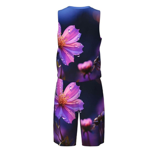 Uniforme de basket-ball de qualité supérieure respirant, taille plus, 100% polyester, service OEM, design personnalisé - Product Image 3