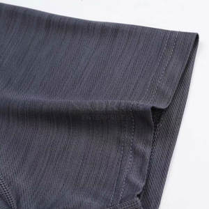 T-shirts de gym pour hommes séchage rapide bas quantité minimale de commande vente en gros de vêtements de sport motif solide polyester/coton Streetwear service OEM disponible - Product Image 4