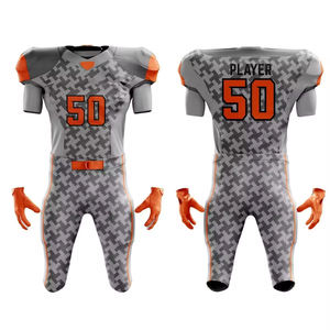 Maillot de Football américain pour hommes professionnels ensembles nouvelle tendance vêtements d'entraînement respirants à manches courtes grande taille très été - Product Image 3