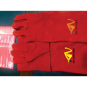 Gants de soudage en polyester résistants à la chaleur, antidérapants et imperméables - Product Image 4