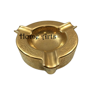 Cenicero para fumar de latón de calidad premium, diseño atractivo, tamaño de forma personalizado, cenicero para fumar de la India - Product Image 3