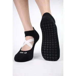 Suelas de Silicona Antideslizantes Negras para Pilates y Yoga, Accesorio de Suela Antideslizante - Product Image 1