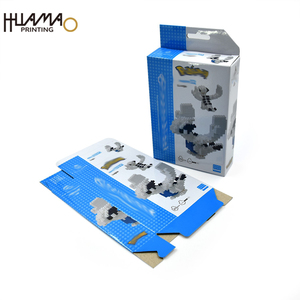 Caja de embalaje plegable reciclable OEM para juguetes de construcción de microbloques, caja de regalo para ladrillos pequeños - Product Image 3