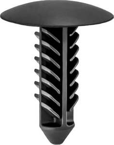 Auto Fastener&Clip-Bumper and Fender <b>Apron</b> Retainer Black Nylon for Compatible with Ford VW OEM W711687-S300 - Product Image 1