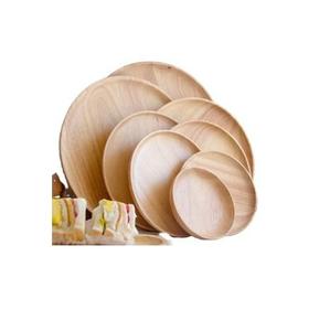 Platos de madera ecológicos que se ven bien para fiestas en restaurantes que sirven para uso del fabricante de la India de alta calidad - Product Image 2