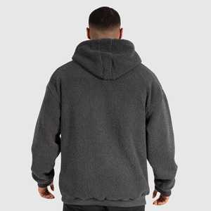 Streetwear Style <b>Sherpa</b> hoodies <b>men</b> High Quality Oversized Style Latest Style New Arrival <b>Hoodie</b> - Product Image 2